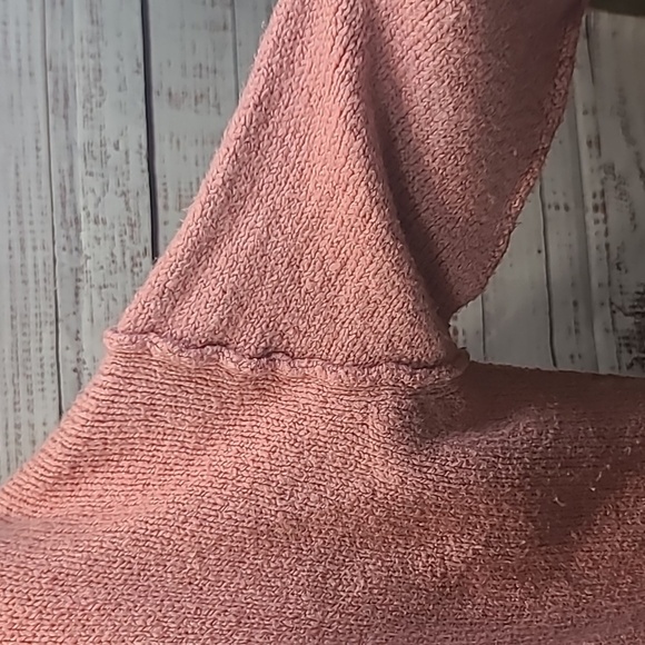 Free People v neck shaggy knit sweater - Picture 2 of 10